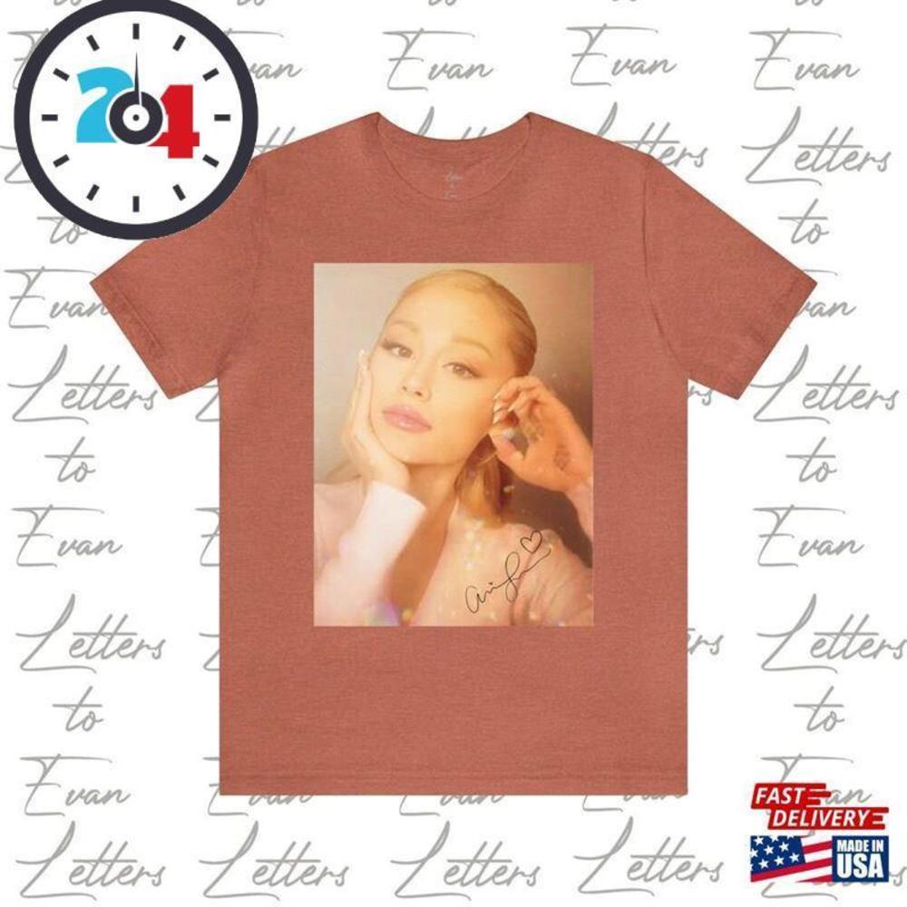 Ariana Grande Hand Pose With Signature Tee Shirt  Classic